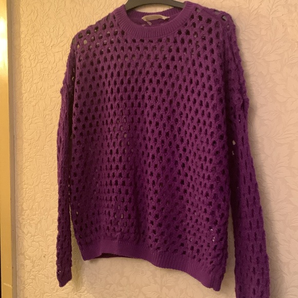Purple colour knit sweater, never worn - Picture 2 of 5